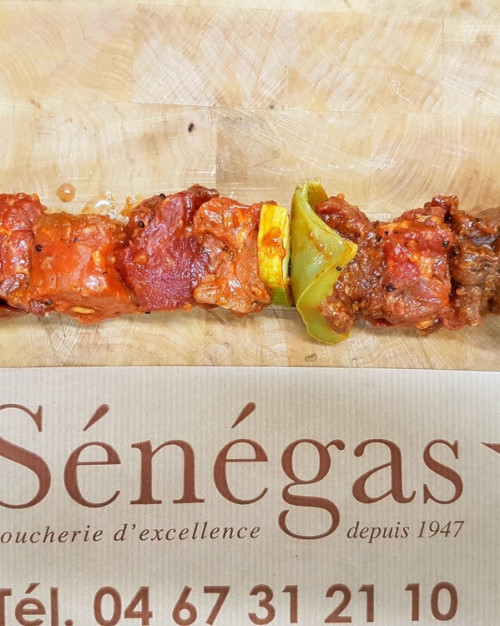 BROCHETTE DE BOEUF