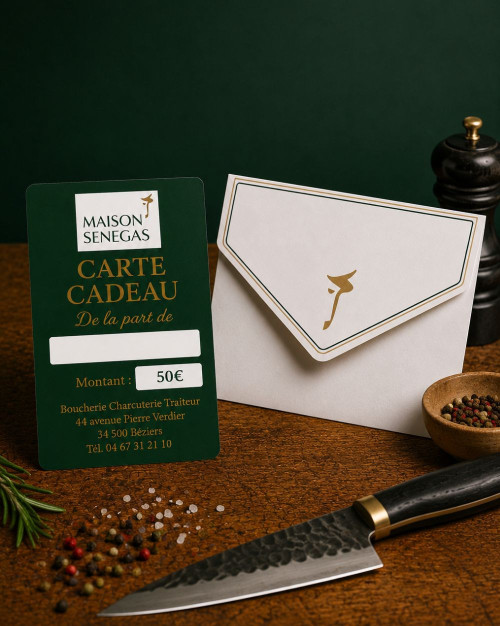 Carte cadeau 50 €