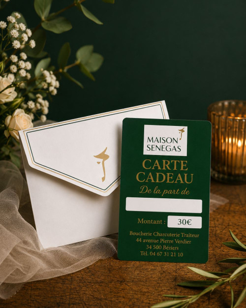 Carte cadeau 30 €
