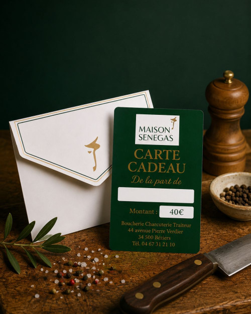 Carte cadeau 40 €