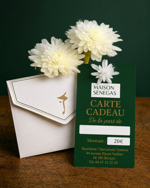 Carte cadeau 20 €
