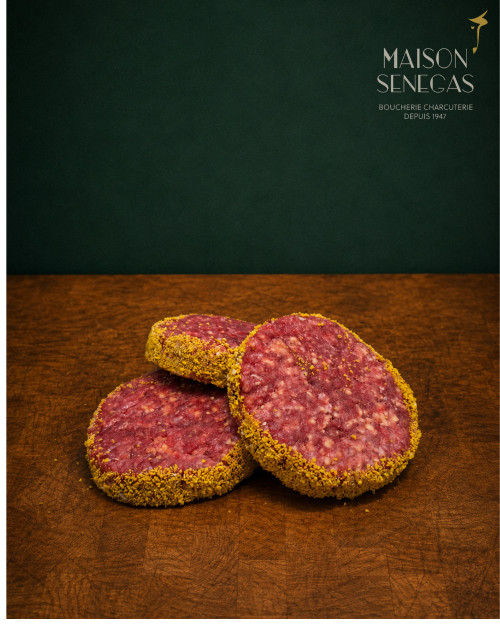 HACHE DE BOEUF AU CHEDDAR