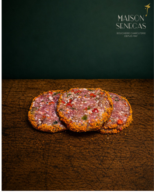 boucherie-maison-senegas-steak hache  de veau provencal